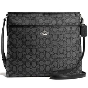 Coach File Crossbody Bag In Signature Canvas